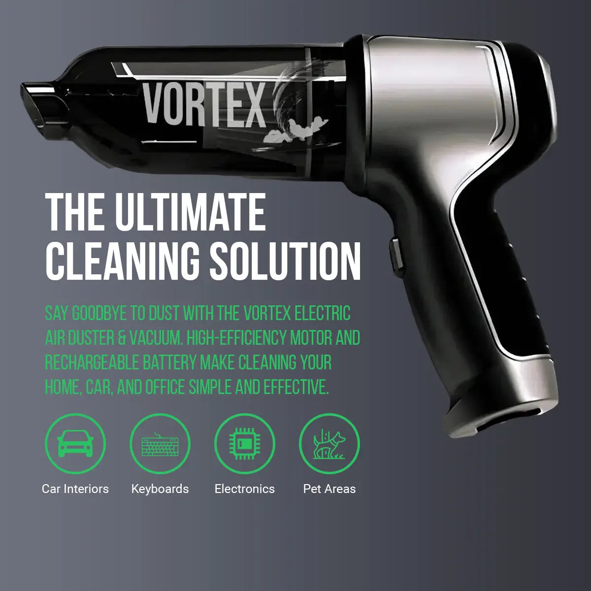 Vortex Electric Air Duster & Vacuum Vortex Vacuum